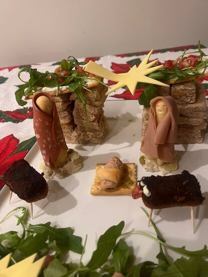 Belén vegano navidad viejuna comidista