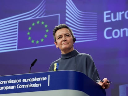 Margrethe Vestager, vicepresidenta de la Comisión Europea y comisaria de Competencia