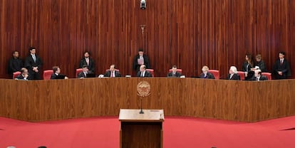 O Tribunal Superior Eleitoral nesta quinta-feira, terceiro dia do julgamento da chapa Dilma-Temer.