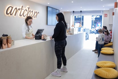 La nueva churrería Artchur, en la calle Muntaner de Barcelona.