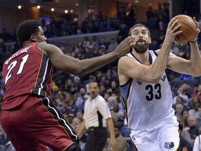 Marc Gasol, ante Whiteside.