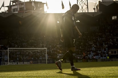 Cristiano Ronaldo en un momento del partido.