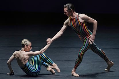 El Ballet de Viena, ayer en un momento de su actuación en el Teatro Real.