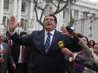 En la imagen, el expresidente peruano Alan García. EFE/Archivo