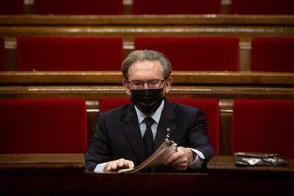 El conseller de Economia de la Generalitat, Jaume Giró, el pasado 23 de diciembre de 2021.