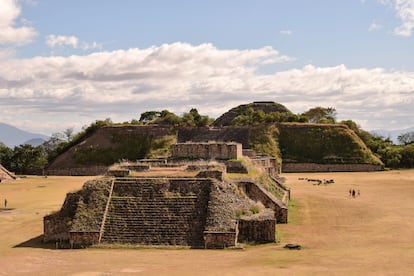 La zona arqueológica de Monte Albán.
