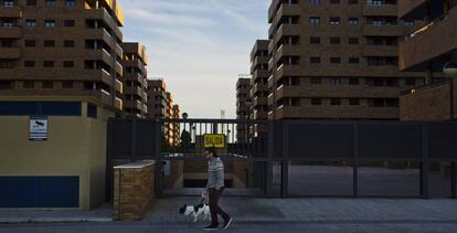 Ciudad residencial El Pocero, en Seseña (Toledo), uno de los símbolos de la burbuja inmobiliaria.