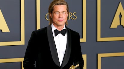 Brad Pitt, at the 2020 Oscar Awards.