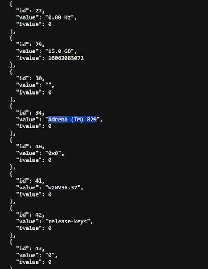 GPU del Moto Edge 70 Ultra visto en la prueba Geekbench