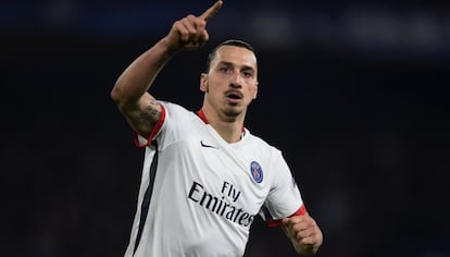 Ibra marcou o segundo do PSG.