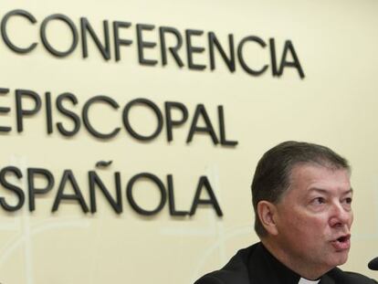 El secretario general y portavoz de la Conferencia Episcopal Espa&ntilde;ola, Juan Antonio Mart&iacute;nez Camino.