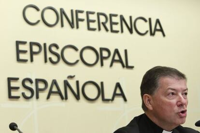 El secretario general y portavoz de la Conferencia Episcopal Espa&ntilde;ola, Juan Antonio Mart&iacute;nez Camino.