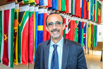 El aegentino Luis Benveniste, director global de Educación del Banco Mundial, este año en la sede en Washington de la entidad.