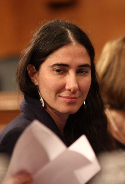 La bloguera cubana Yoani Sánchez en Washington.