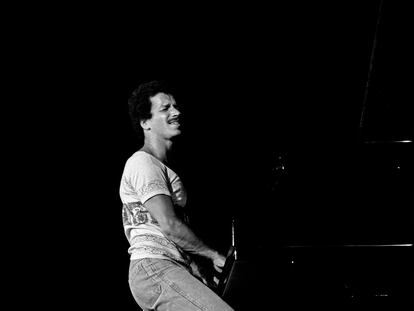 Keith Jarrett, en el festival de Antibes, en 1976.