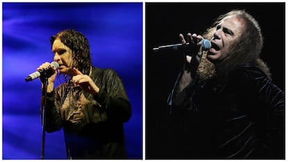 Actualmente Black Sabbath están de gira de despedida, de nuevo con su cantante original Ozzy Osbourne (izquierda) al frente. Una historia con final feliz que parecía imposible tras el despido de este demente icono del rock en 1979, cuando fue sustituido por el igualmente legendario Ronnie James Dio (derecha), quien contra todo pronóstico llevó al grupo a nuevas cotas de éxito y aceptación por parte de los fans hasta 1982 (después volvió en 1991 y 1992). El menudo vocalista mantuvo un nivel que no lograron Ian Gillan, Glenn Hughes o Tony Martin. Era cuestión de tiempo el regreso de Ozzy.
<strong>¿SE GANÓ CON EL CAMBIO?</strong> Dio fue capaz de resucitar al grupo en su momento más bajo tras la marcha de Ozzy, y llevarle sorpresivamente a momentos de alto reconocimiento. Los otros vocalistas no pueden decir lo mismo, aunque lo intentaran. Y, bueno, Ozzy siempre será Ozzy, de alguna manera irreemplazable en la que por siempre será su banda.