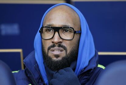 Anelka, durante un partido con el West Bromwich Albion