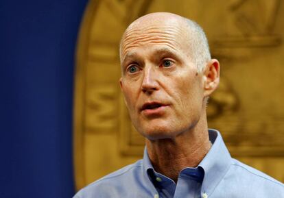 El gobernador de Florida, Rick Scott.