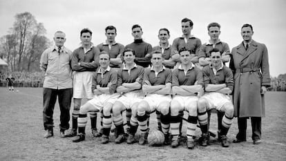 El Chelsea, en la temporada 1954-55, la de su primer título de Liga.