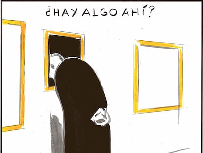 El Roto: ¿Hay algo en este cuadro?