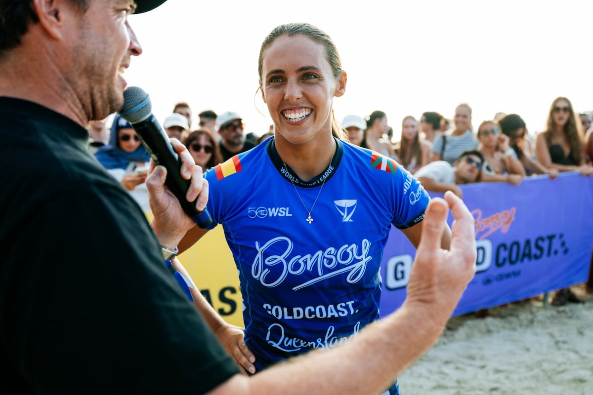 Nadia Erostarbe logra el tercer puesto en Snapper Rocks y se consolida entre las mejores de la WSL