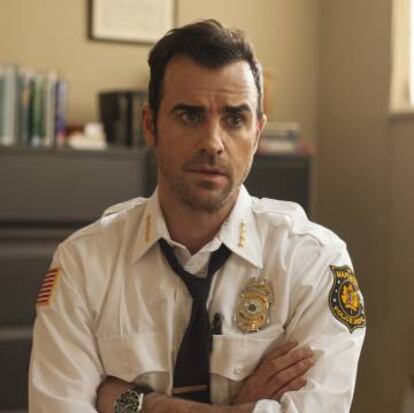 Justin Theroux como el jefe de policía Kevin Garvey, en 'Leftovers'.