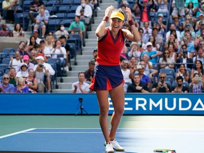 Emma Raducanu en el US Open