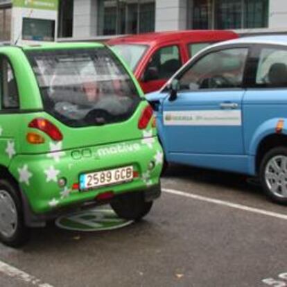 Uno de los puntos de recarga de coches eléctricos instalados por Iberdrola