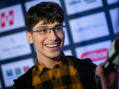 Alireza Firouzja, hoy en Stavanger tras su victoria sobre Fabiano Caruana