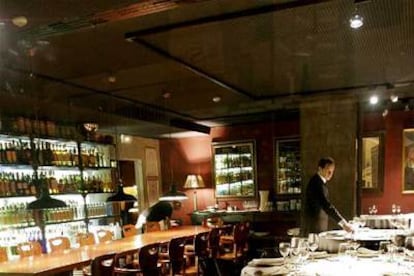 El comedor de Speakeasy, en Barcelona.