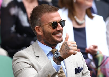 Precisamente, una de las leyendas del Manchester United es un habitual del torneo. David Beckham no se pierde una edición de Wimbledon, aunque este año no le ha acompañado su mujer, la diseñadora Victoria Beckham, sino la madre del exfutbolista.