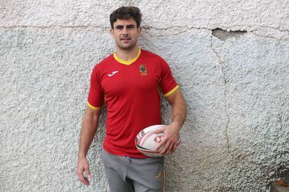 Paco Hernánez, capitán del equipo masculino de rugby a siete.