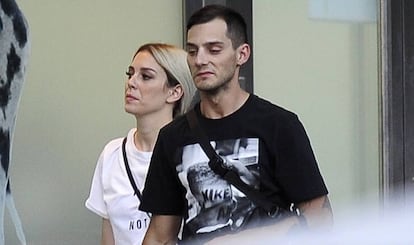 Blanca Suárez y Joel Bosqued por las calles de Madrid el pasado junio.