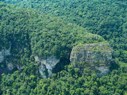 Parque Nacional Natural Sierra de Chiribiquete, en Colombia.