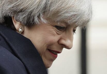 La primera ministra británica, Theresa May.