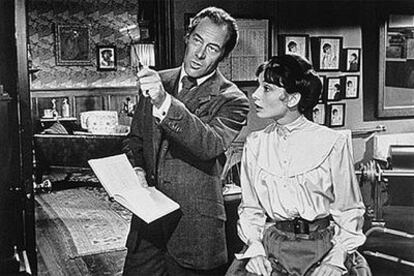 Rex Harrison y Audrey Hepburn, en una imagen de <i>My fair lady.</i>