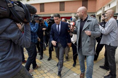 Ignacio Gonz&aacute;lez, saliendo el pasado d&iacute;a 18 de los juzgados de Estepona.