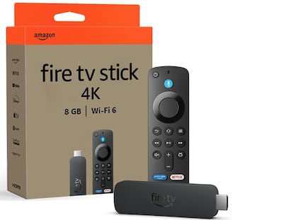 Amazon Fire TV Stick 4K. Compatible con Wi-Fi 6. SOLO 35,90€ (49% DE DESCUENTO)