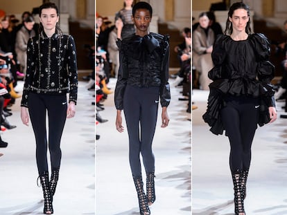 Giambattista Valli lo tiene claro: los leggings se pueden llevar a modo de pantalón