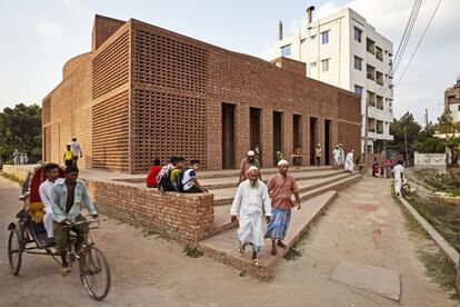 Mesquita de Bait Ur Rouf, em Daca, Bangladesh