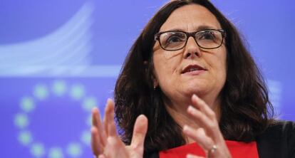 La comisaria de Comercio, Cecilia Malmstr&ouml;m. 