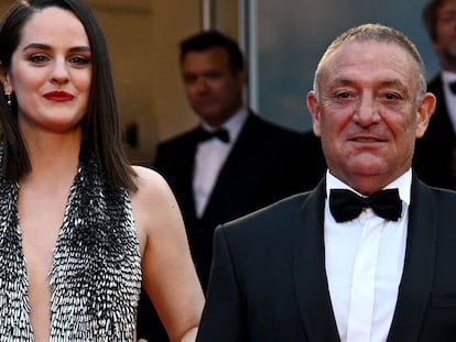 Jean-Claude Pautot y la actriz Noemie Merlant, en el Festival de Cannes pasado.