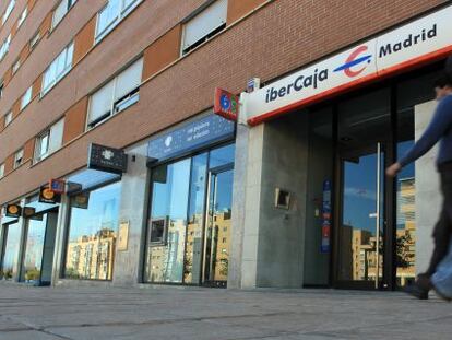 Oficina de Ibercaja en Madrid.