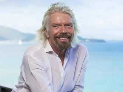 El empresario Richar Branson, propietario de Virgin Atlantic.