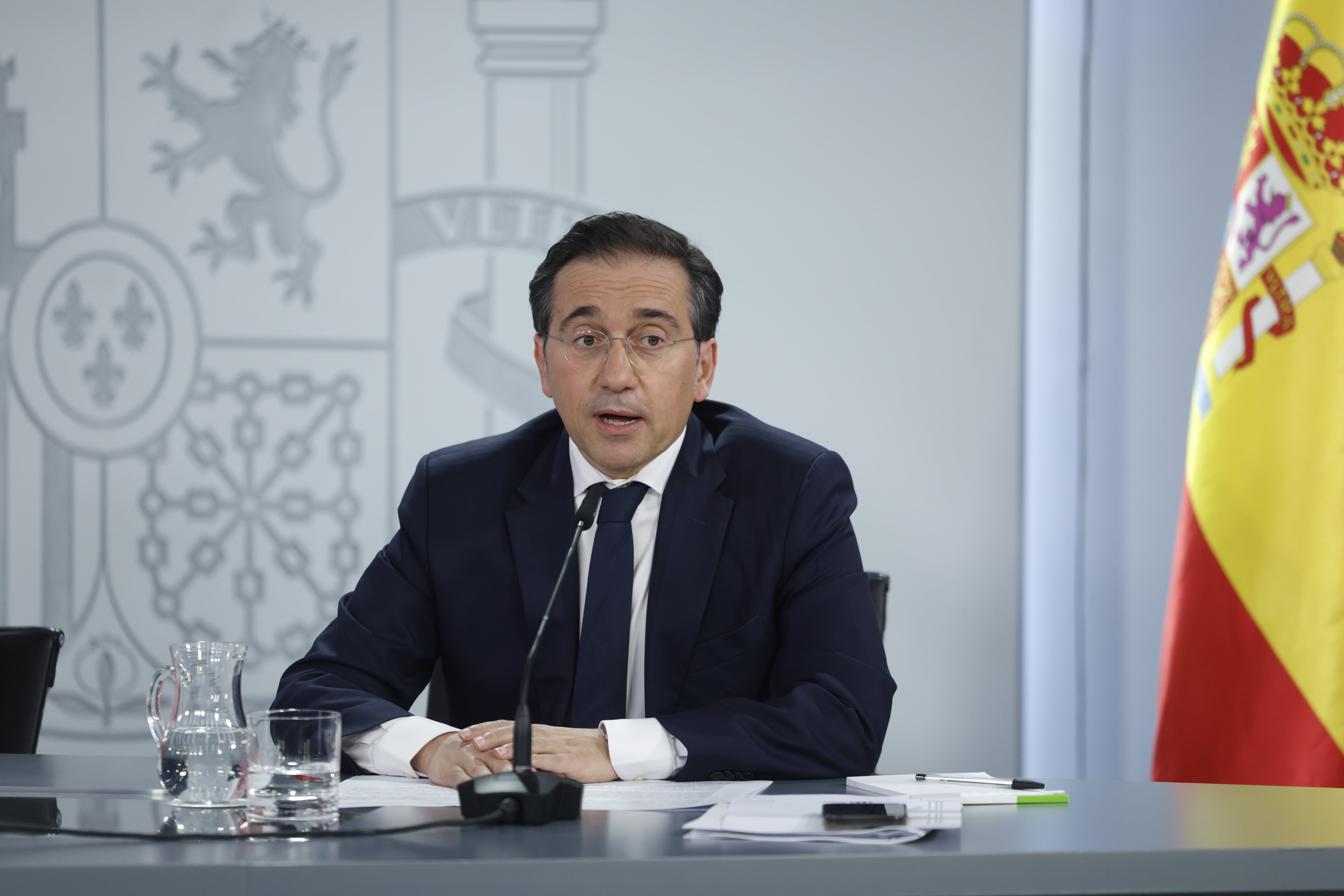 José Manuel Albares en Madrid, el 3 de marzo.