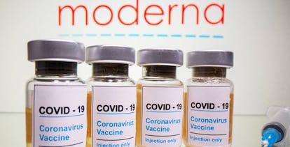 La vacuna de la farmacéutica estadounidense Moderna.