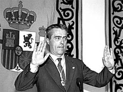Antonio Barrientos, tras tomar posesión de la alcaldía de Estepona.