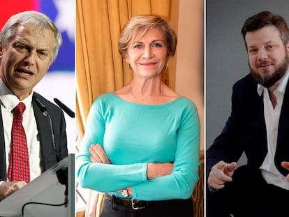José Antonio Kast, Evelyn Matthei y Johannes Kaiser