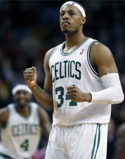 Paul Pierce, durante un partido con los Celtics en 2012.