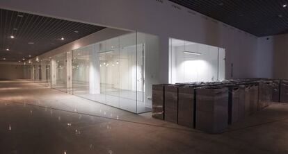 Interior del museo de las gemas de Málaga